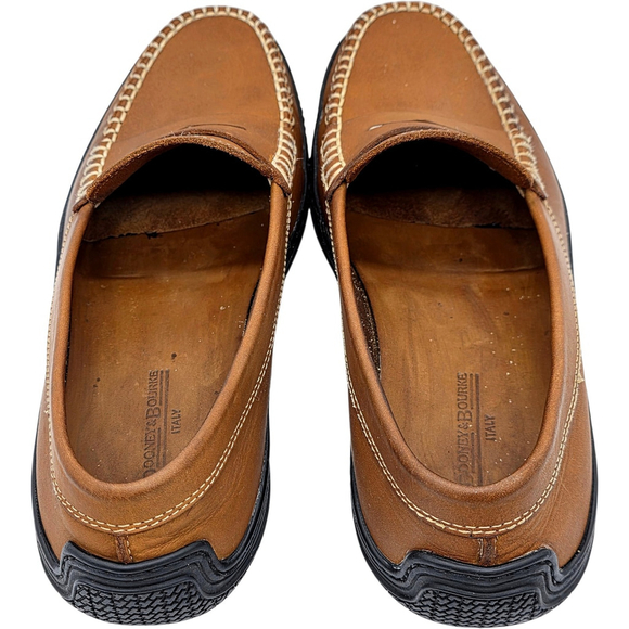 Italian Leather Dooney & Bourke Penny Loafers Mens 8.5 Brown Made in Italy main image 10